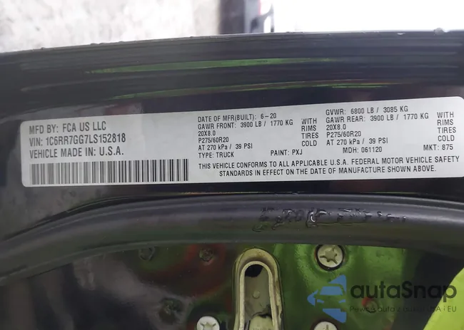 1C6RR7GG7LS152818: 43731163