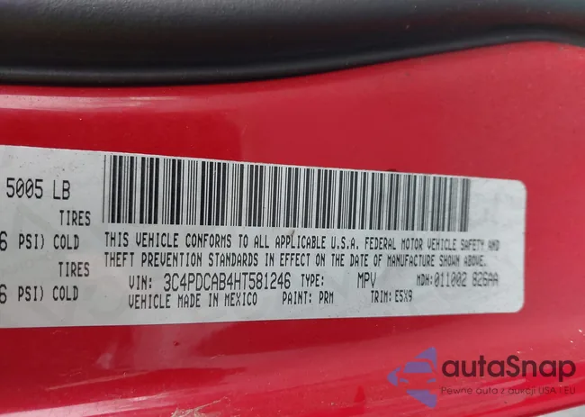 3C4PDCAB4HT581246: 43731440