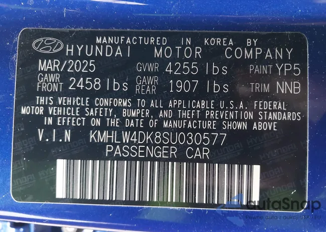 KMHLW4DK8SU030577: 43731599