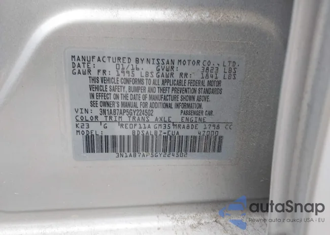 3N1AB7AP5GY224502: 43730846