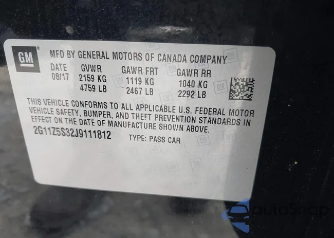 2G11Z5S32J9111812: 43730926