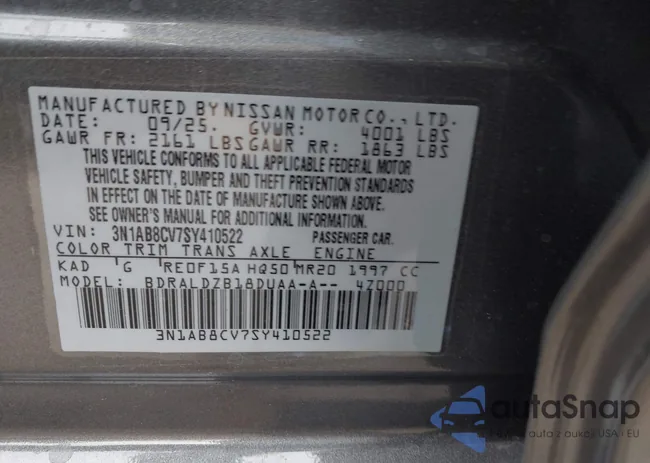 3N1AB8CV7SY410522: 43730963