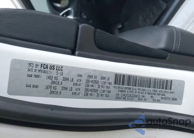 1C4RJFDJ9JC424013: 43732141