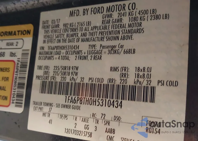 1FA6P8TH0H5310434: 43733053