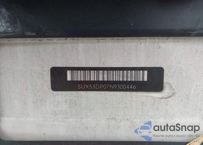 5UX53DP07N9J00446: 43733254