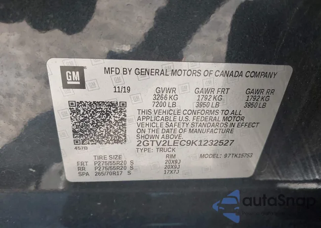 2GTV2LEC9K1232527: 43733448