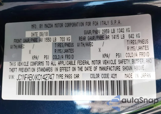 JC1NFAEKXK0142747: 43733536