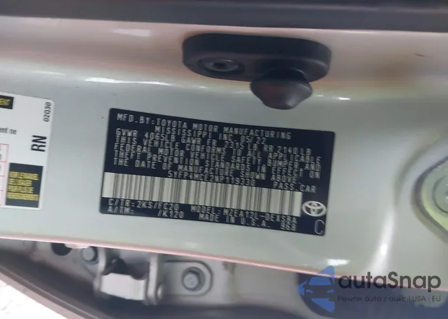 5YFP4MCE2NP119330: 43732677