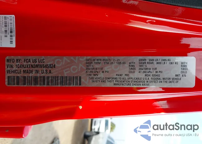 1C4HJXEN3MW645824: 43732959