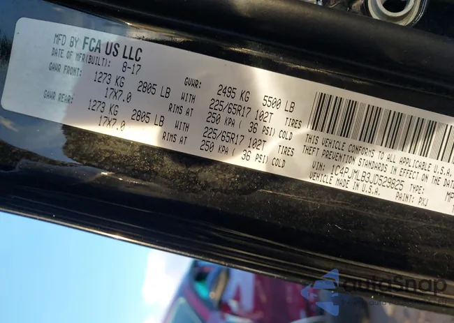 1C4PJMLB3JD529825: 43734124