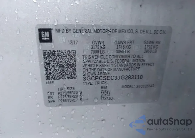 3GCPCSEC3JG283110: 43734335