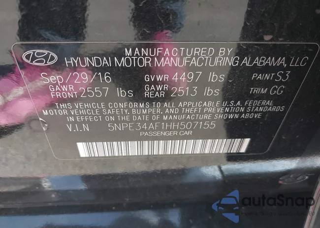 5NPE34AF1HH507155: 43733725