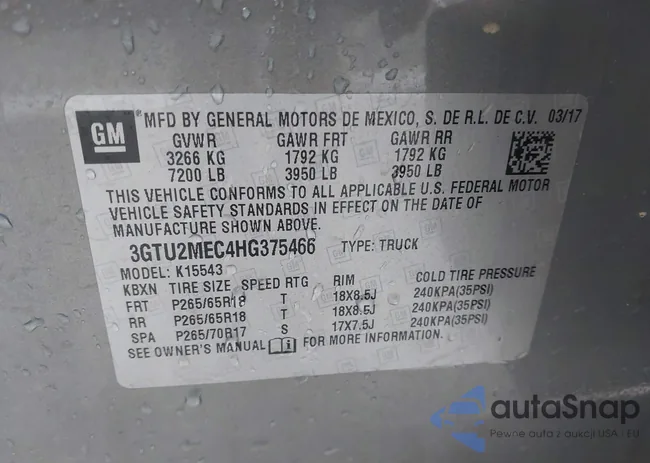 3GTU2MEC4HG375466: 43733752