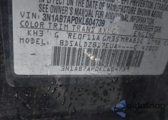 3N1AB7AP0KL604739: 43733859