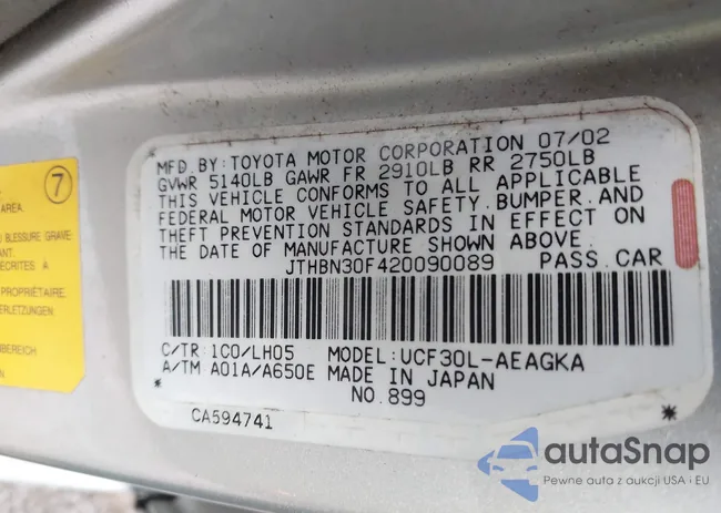 JTHBN30F420090089: 43735126