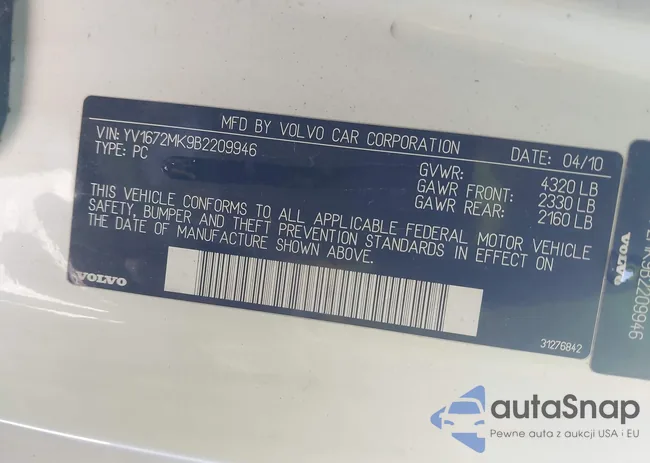 YV1672MK9B2209946: 43735129