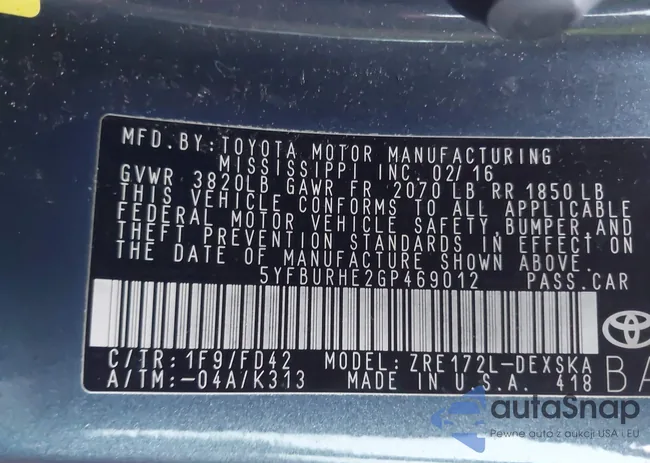 5YFBURHE2GP469012: 43735364