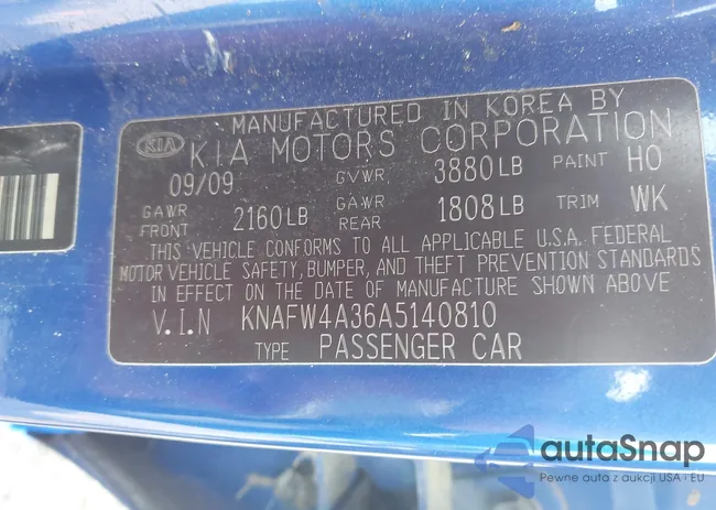 KNAFW4A36A5140810: 43735440