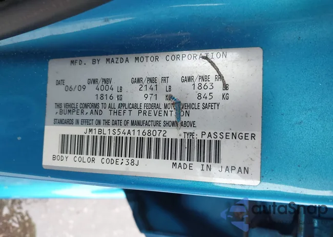 JM1BL1S54A1168072: 43734722