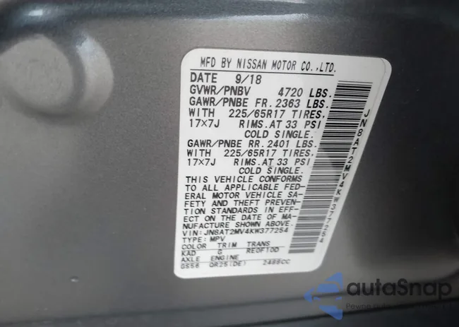 JN8AT2MV4KW377254: 43734763