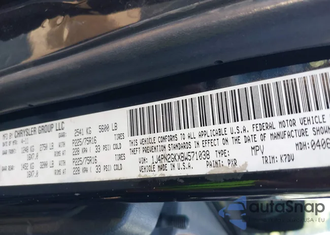 1J4PN2GKXBW571038: 43734824