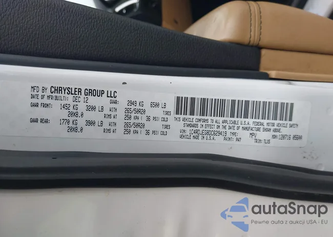 1C4RDJEG8DC629419: 43736049