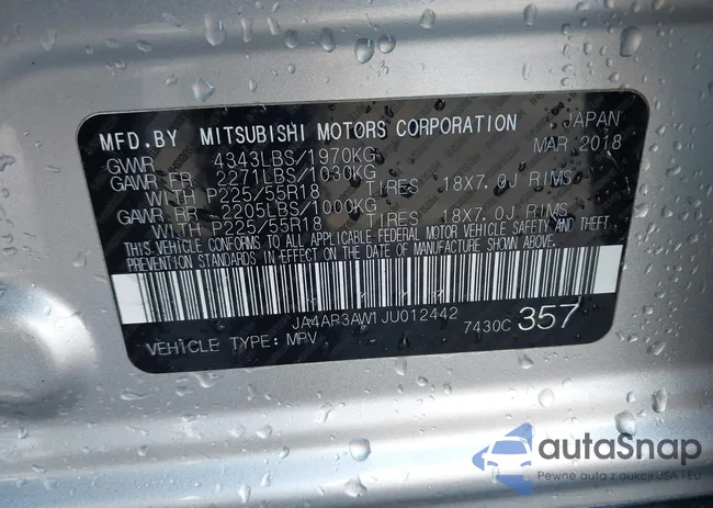 JA4AP3AW1JU012442: 43736053