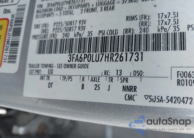 3FA6P0LU7HR261731: 43736168