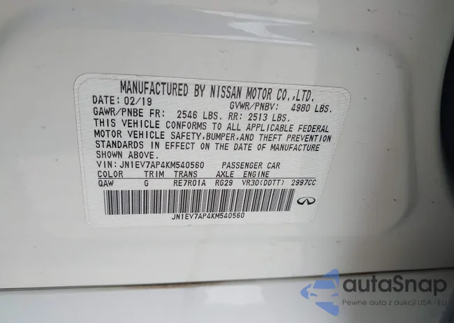 JN1EV7AP4KM540560: 43736410