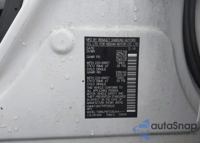 KNMAT2MV7HP538128: 43735769