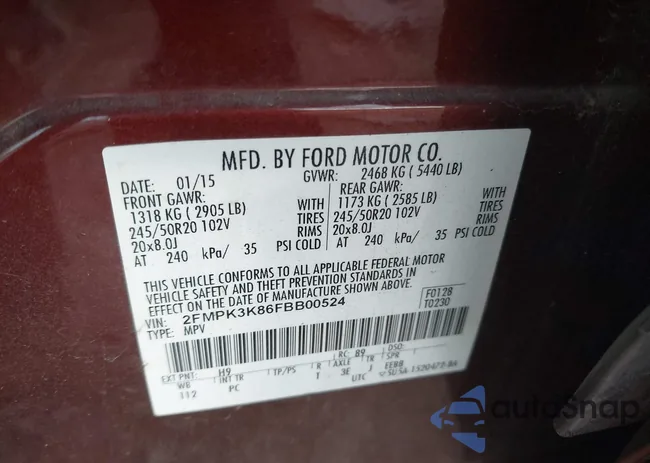 2FMPK3K86FBB00524: 43735783