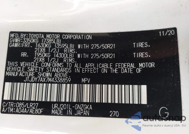 JTJDY7AX7M4338859: 43737423