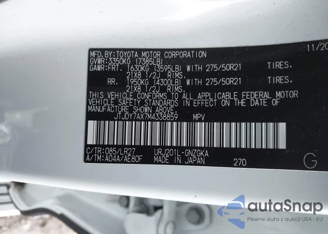 JTJDY7AX7M4338859: 43737423