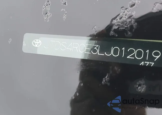 JTDS4RCE3LJ012019: 43737582