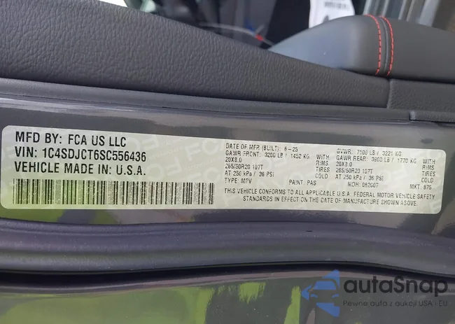 1C4SDJCT6SC556436: 43737599