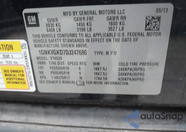 1GNKVGKD7DJ247686: 43736710