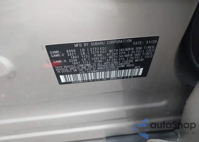 4S4WMAFD7L3451276: 43736734