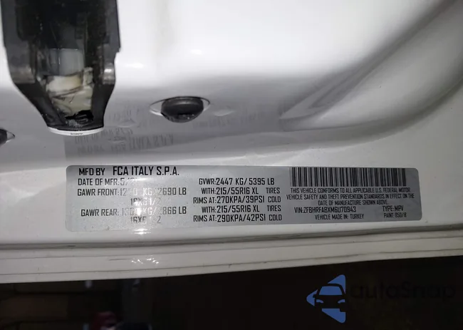 ZFBHRFABXM6U70943: 43736829