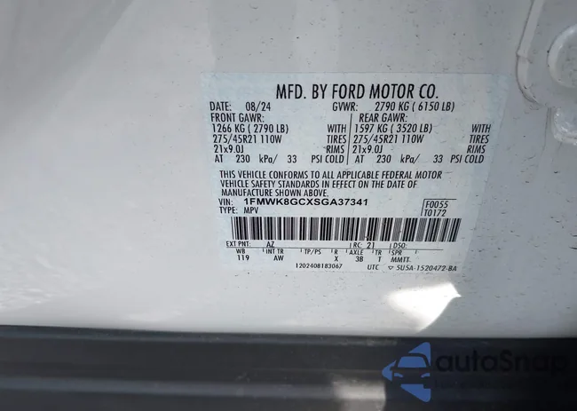 1FMWK8GCXSGA37341: 43736870