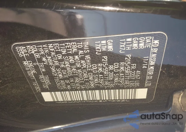JN8AF5MV2FT553637: 43738128