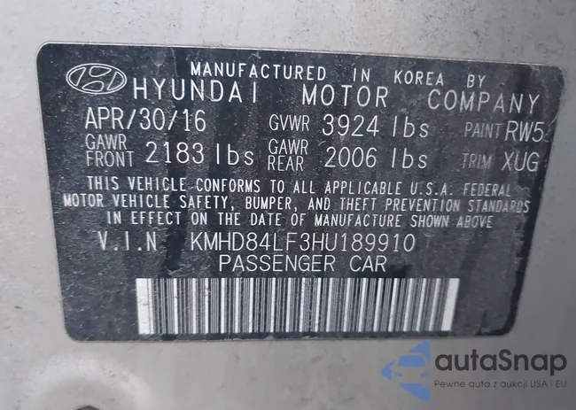 KMHD84LF3HU189910: 43738161