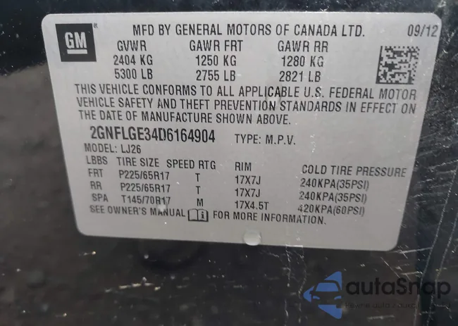 2GNFLGE34D6164904: 43738184