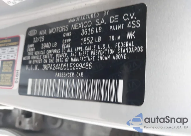 3KPA24AD5LE299486: 43737827