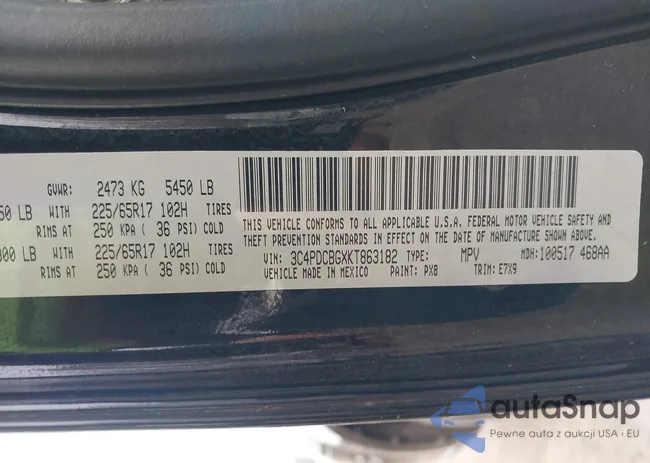 3C4PDCBGXKT863182: 43739084