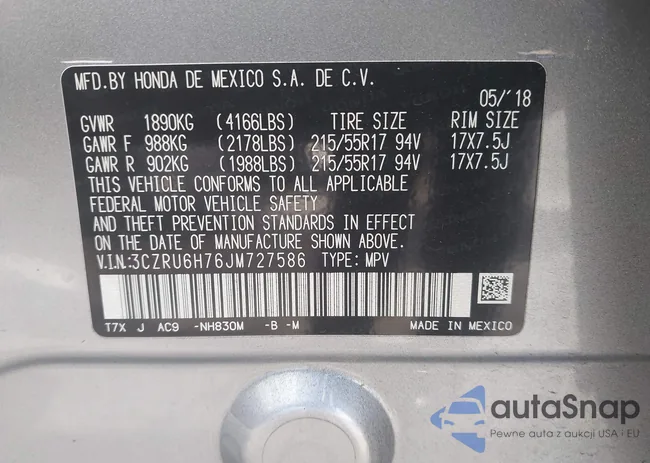 3CZRU6H76JM727586: 43739219