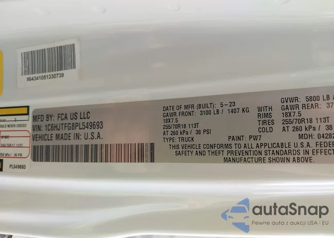 1C6HJTFG8PL549693: 43739248