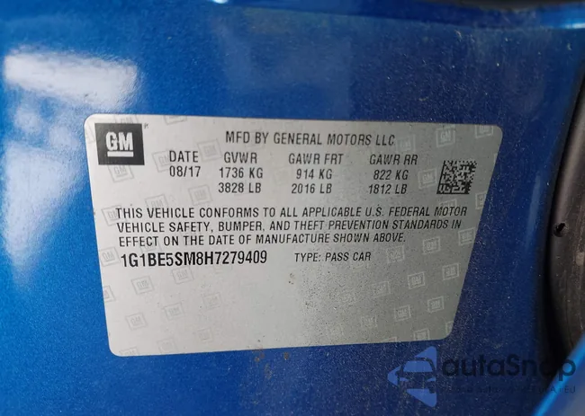 1G1BE5SM8H7279409: 43739541