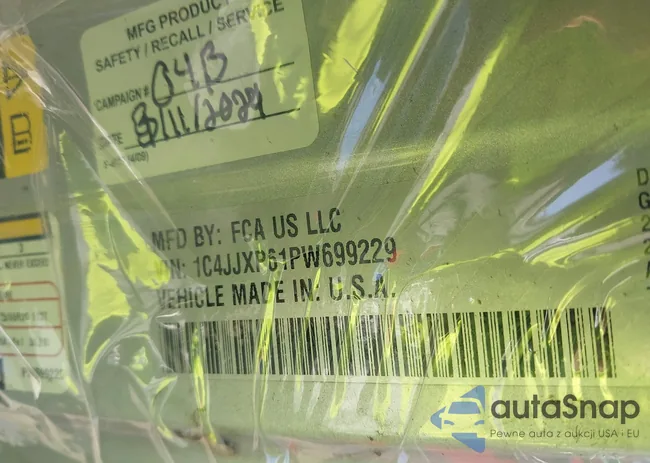 1C4JJXP61PW699229: 43738710