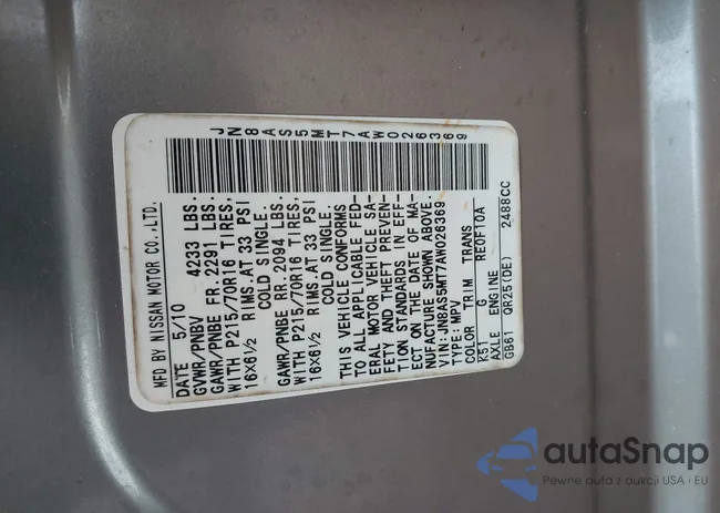 JN8AS5MT7AW026369: 43738989