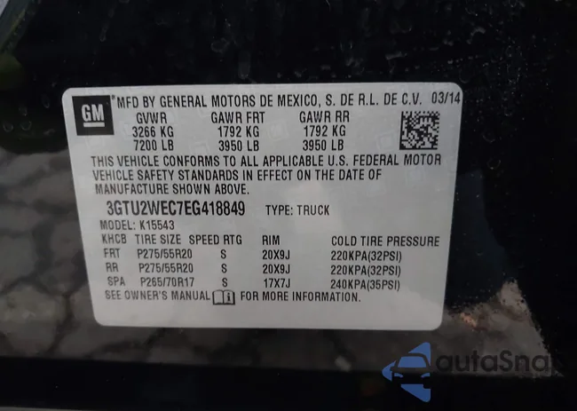 3GTU2WEC7EG418849: 43740127